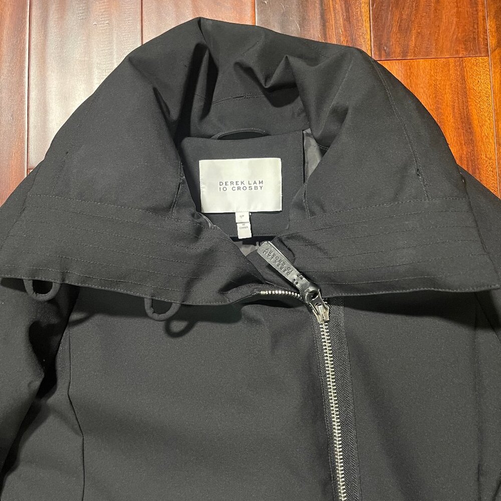 Oversized Derek Lam $650 Down Black Puffer Parka S/P - Picture 5 of 13